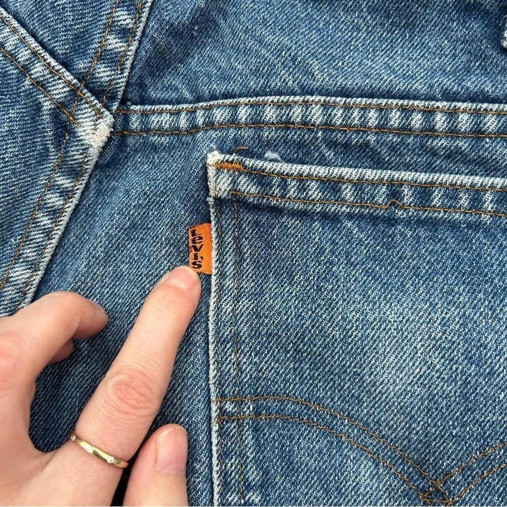 Vintage Levi's Men 33x20 Orange Tag - Picture 9 of 14